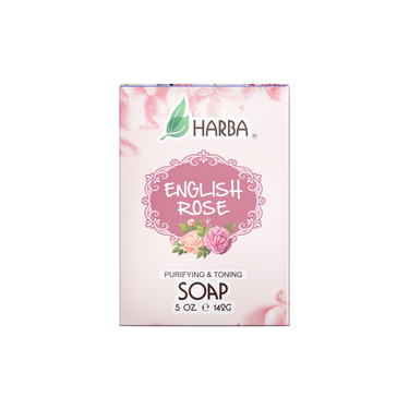 HARBA BAR SOAP WITH ENGLISH ROSE